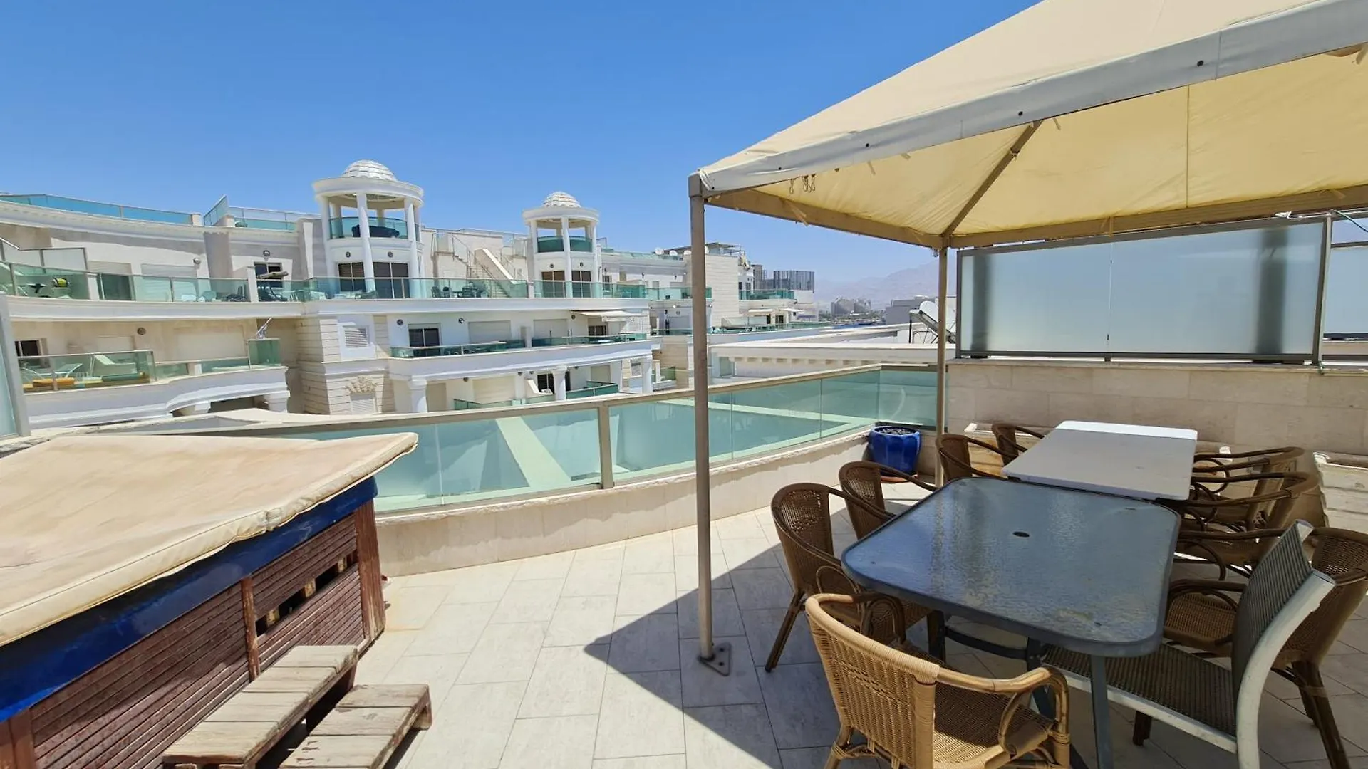 Palmore Top Luxury Penthause With Juccuzi First Line Of The Seaside Apartment Eilat 0*,